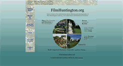 Desktop Screenshot of filmhuntington.org